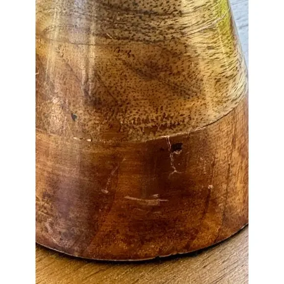 Vintage Style Decorative Globe Black Gold Unisex 16in Mid Century Boho - Picture 3 of 5